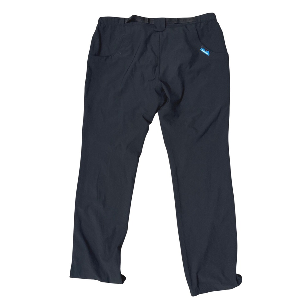 KAVU Mens XXL Black Hiking Pants Built-in Belt Stretch Outdoor Techwear Trousers - Picture 4 of 7